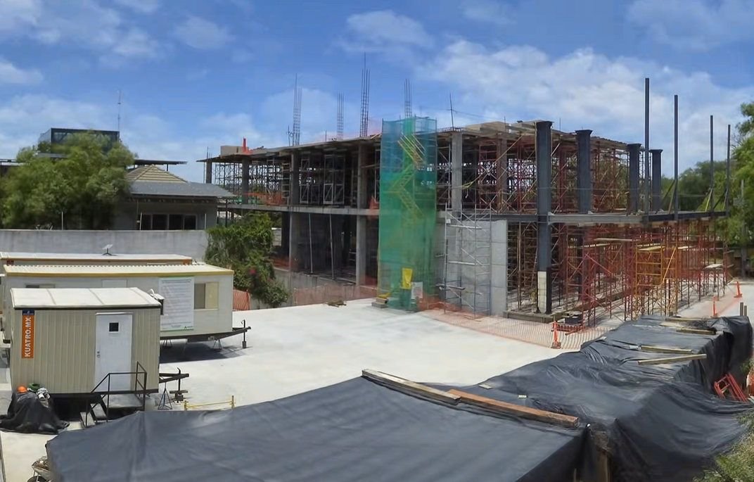 Timelapse de construcción de edificio en Monterrey